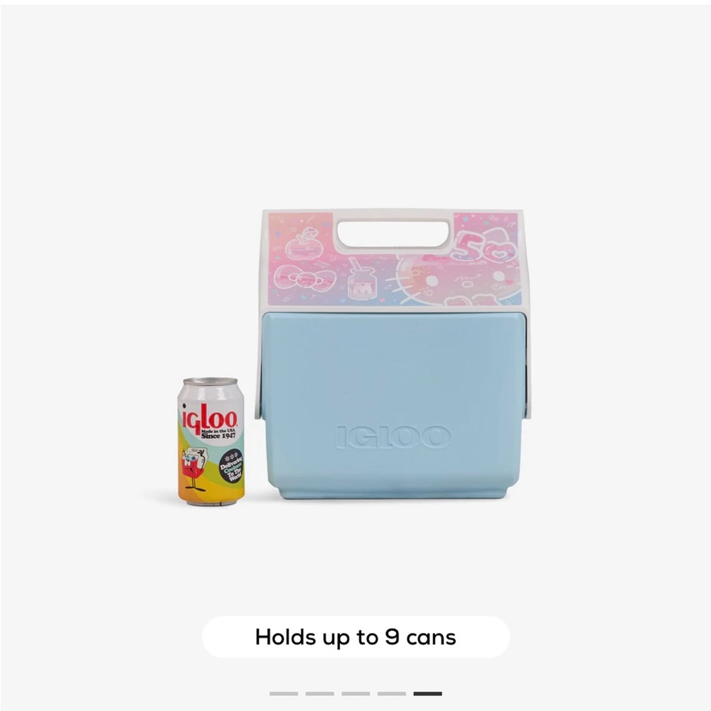 Hello Kitty 50th Anniversary Little Igloo Playmate 7 Qt Cooler
